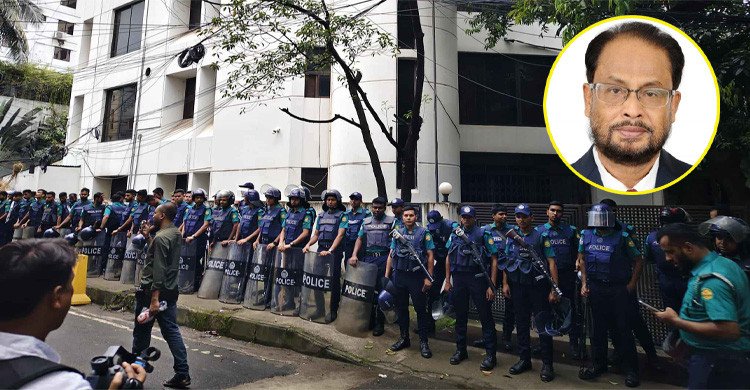জিএম কাদেরের বাসার নিরাপত্তায় বিপুল পুলিশ মোতায়েন